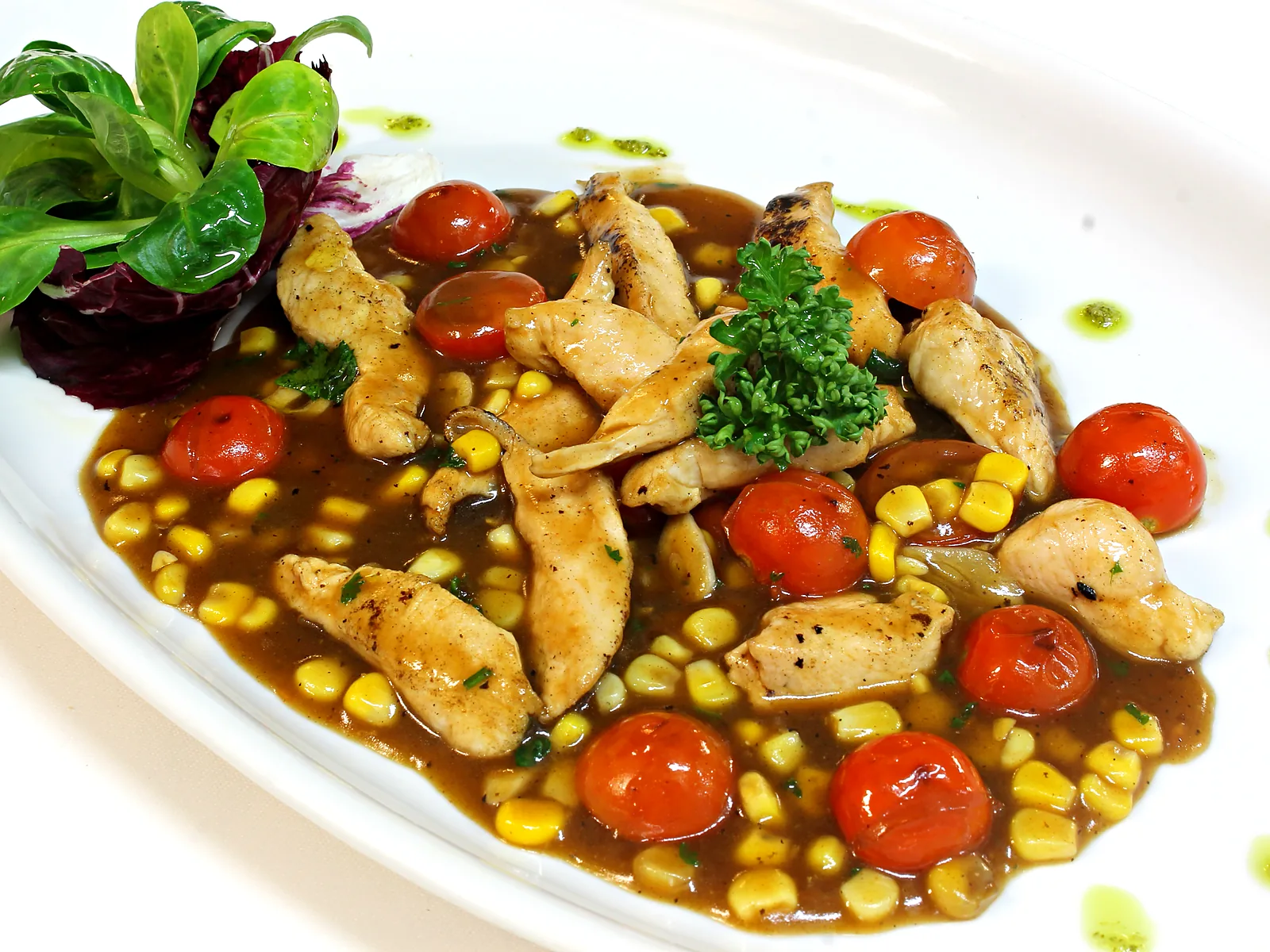 Chicken sauté Cuba